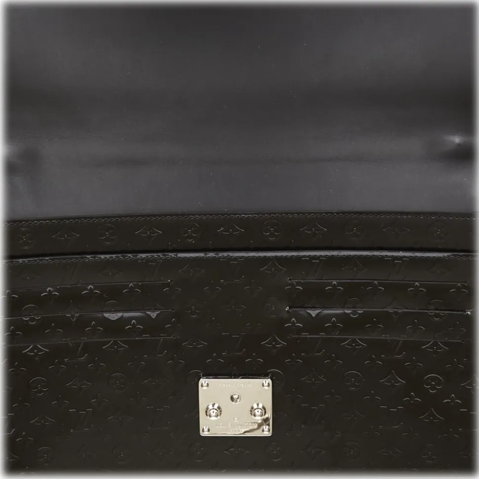 Louis Vuitton Vintage - Vernis Anouchka MM Bag - Black - Vernis Leather Handbag - Luxury High Quality - Avvenice