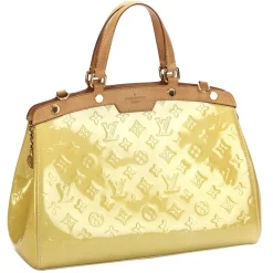 Louis Vuitton Vintage - Vernis Brea MM - Yellow Brown Beige - Vernis Leather and Vachetta Leather Satchel - Luxury High Quality - Avvenice