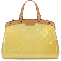 Louis Vuitton Vintage - Vernis Brea MM - Yellow Brown Beige - Vernis Leather and Vachetta Leather Satchel - Luxury High Quality - Avvenice
