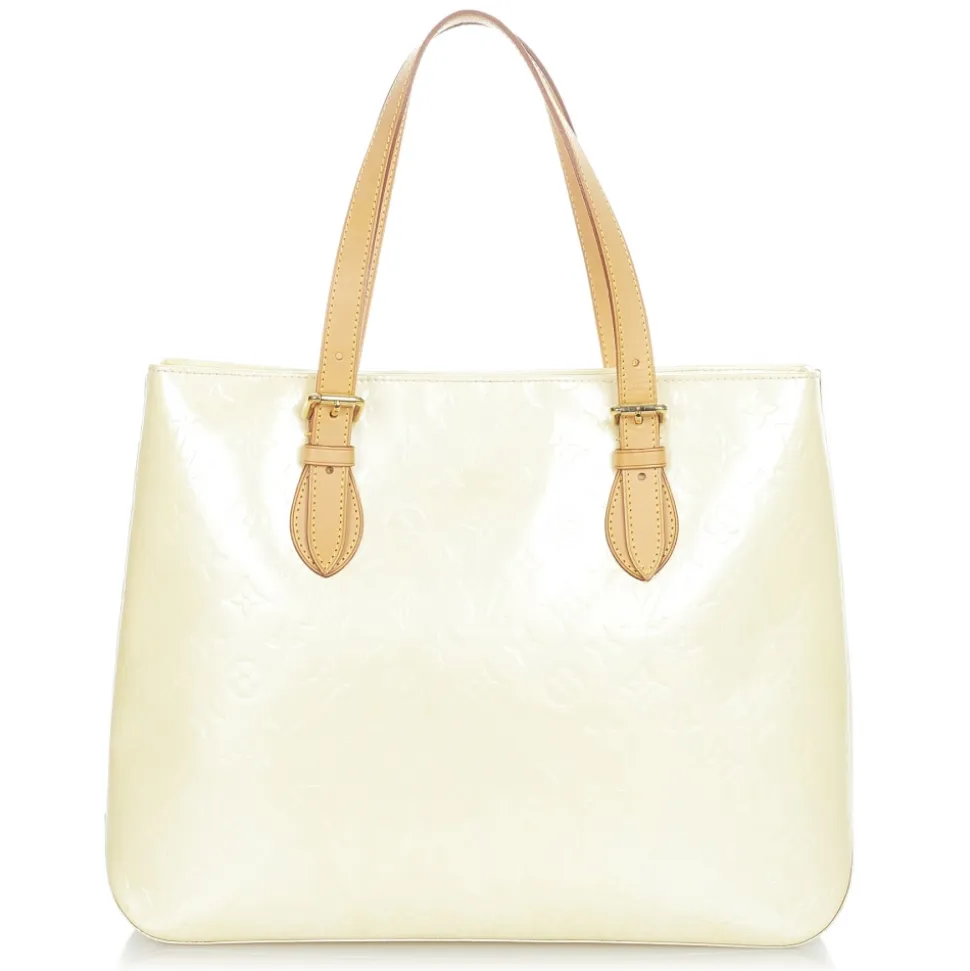 Louis Vuitton Vintage - Vernis Brentwood - White Brown - Vernis Leather Tote Bag - Luxury High Quality - Avvenice