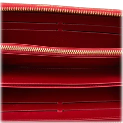 Louis Vuitton Vintage - Vernis Zippy Wallet - Red - Vernis  Leather and Leather Wallet - Luxury High Quality - Avvenice