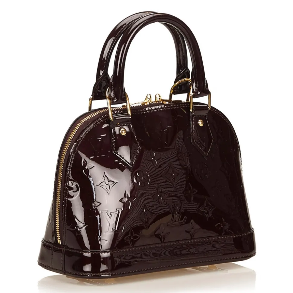 Louis Vuitton Vintage - Vernis Alma BB Handbag Bag - Black - Vernis Leather Handbag - Luxury High Quality - Avvenice