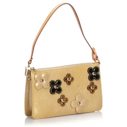 Louis Vuitton Vintage - Vernis Lexington Fleurs Pochette - Beige - Vernis Leather Handbag - Luxury High Quality - Avvenice