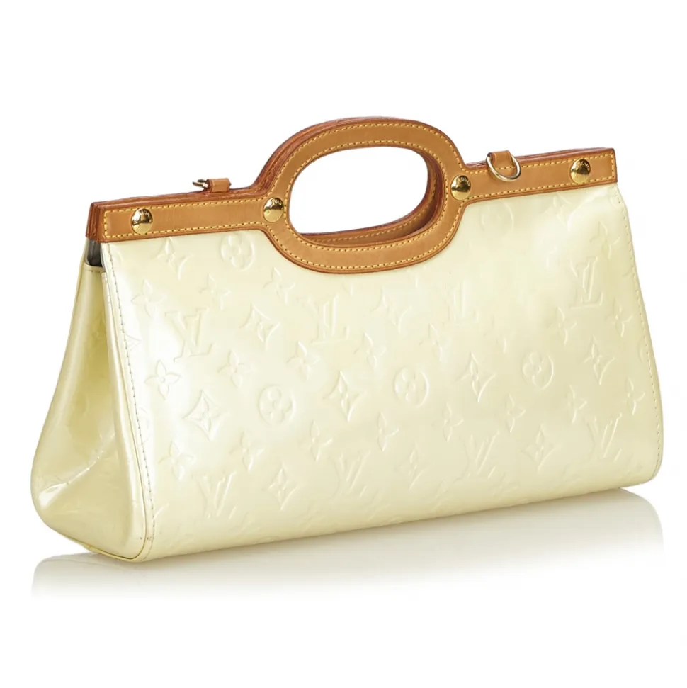 Louis Vuitton Vintage - Vernis Roxbury Drive Bag - White Ivory - Vernis Leather Handbag - Luxury High Quality - Avvenice
