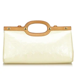 Louis Vuitton Vintage - Vernis Roxbury Drive Bag - White Ivory - Vernis Leather Handbag - Luxury High Quality - Avvenice