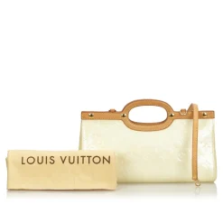 Louis Vuitton Vintage - Vernis Roxbury Drive Bag - White Ivory - Vernis Leather Handbag - Luxury High Quality - Avvenice