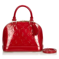Louis Vuitton Vintage - Vernis Alma BB Handbag Bag - Red - Vernis Leather Handbag - Luxury High Quality - Avvenice