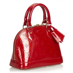 Louis Vuitton Vintage - Vernis Alma BB Handbag Bag - Red - Vernis Leather Handbag - Luxury High Quality - Avvenice