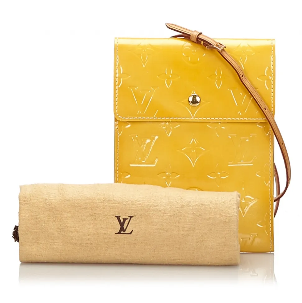 Louis Vuitton Vintage - Vernis Kenmare Bag - Yellow - Vernis  Leather and Vachetta Leather Handbag - Luxury High Quality - Avvenice
