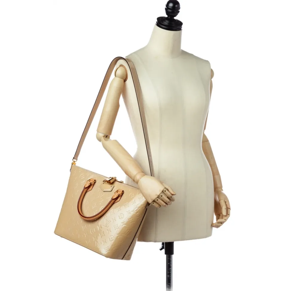 Louis Vuitton Vintage - Vernis Montebello MM - Brown Beige - Vernis Leather Satchel - Luxury High Quality - Avvenice