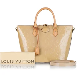 Louis Vuitton Vintage - Vernis Montebello MM - Brown Beige - Vernis Leather Satchel - Luxury High Quality - Avvenice