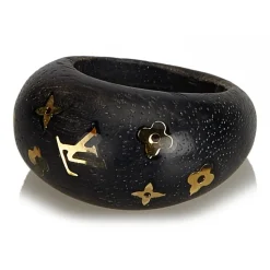 Louis Vuitton Vintage - Wood Silvania Ring - Brown Gold - Wood - LV Ring - Luxury High Quality - Avvenice