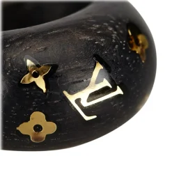 Louis Vuitton Vintage - Wood Silvania Ring - Brown Gold - Wood - LV Ring - Luxury High Quality - Avvenice