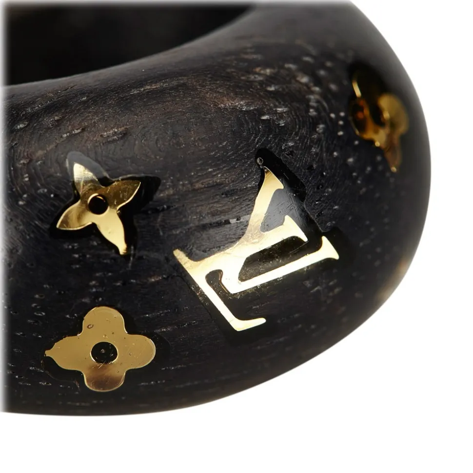 Louis Vuitton Vintage - Wood Silvania Ring - Brown Gold - Wood - LV Ring - Luxury High Quality - Avvenice