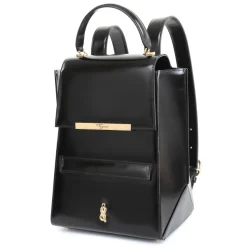 Maison Fagiano - Box Calf - Black - Artisan Backpack Bag - The New Sport Exclusive Collection - Luxury - Handmade in Italy - Avvenice