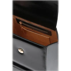 Maison Fagiano - Box Calf - Black - Artisan Backpack Bag - The New Sport Exclusive Collection - Luxury - Handmade in Italy - Avvenice