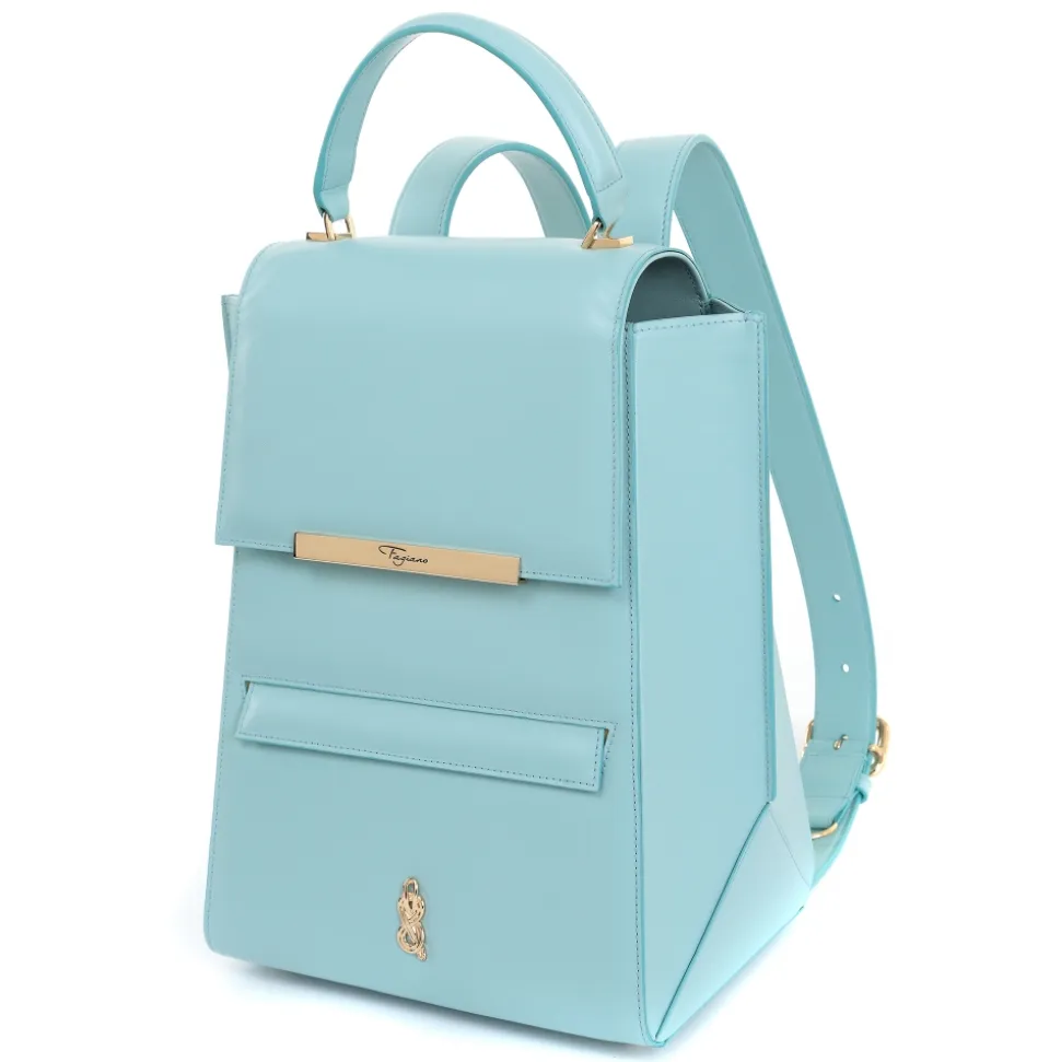 Maison Fagiano - Calf Leather - Opal - Artisan Backpack Bag - New Sport Exclusive Collection - Luxury - Handmade in Italy - Avvenice