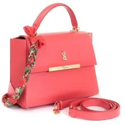 Maison Fagiano - Calf Leather - Rose Coral - Artisan Bag - The New City Exclusive Collection - Luxury - Handmade in Italy - Avvenice