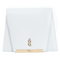 Maison Fagiano - Calf Leather - Optic White - Artisan Bag - New Evening Exclusive Collection - Luxury - Handmade in Italy - Avvenice