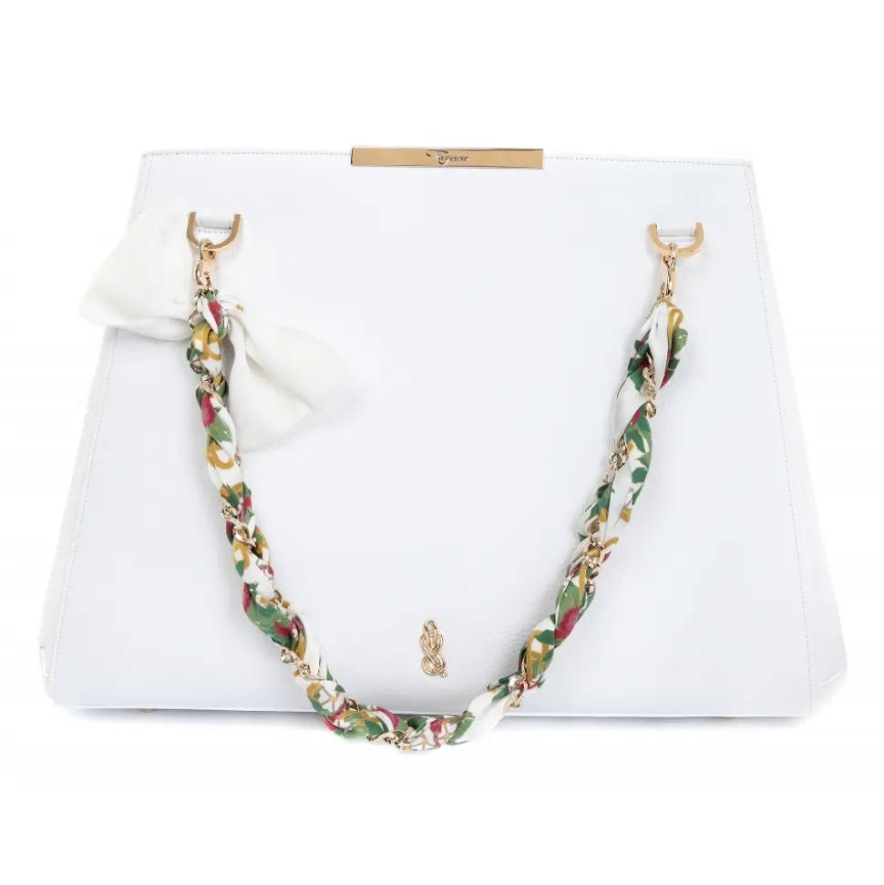 Maison Fagiano - Deerskin Leather - Optic White - Artisan Bag - New Work Exclusive Collection - Luxury - Handmade in Italy - Avvenice