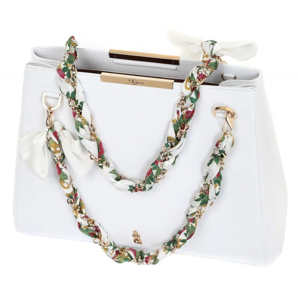 Maison Fagiano - Deerskin Leather - Optic White - Artisan Bag - New Work Exclusive Collection - Luxury - Handmade in Italy - Avvenice