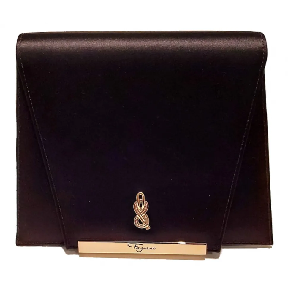 Maison Fagiano - Silk - Black - Artisan Bag - New Evening Exclusive Collection - Luxury - Handmade in Italy - Avvenice