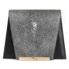 Maison Fagiano - Stingray Nappa - Metallic Grey / Black - Artisan Bag - New Evening Collection - Luxury - Handmade in Italy - Avvenice