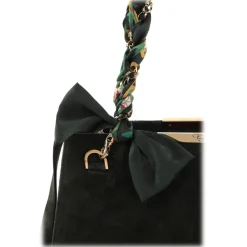 Maison Fagiano - Suede Leather - Khaki - Artisan Bag - New Work Exclusive Collection - Luxury - Handmade in Italy - Avvenice