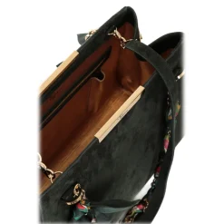 Maison Fagiano - Suede Leather - Khaki - Artisan Bag - New Work Exclusive Collection - Luxury - Handmade in Italy - Avvenice