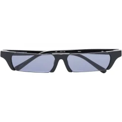 Marcelo Burlon - Black Linda Farrow Edition Cut-Out Sunglasses - County of Milan - Marcelo Burlon Eyewear - Avvenice