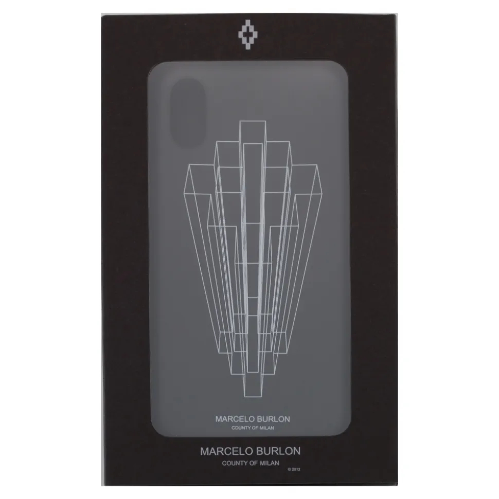 Marcelo Burlon - Black Logo Third Dimension RSD Cover - iPhone 11 Pro Max - Apple - County of Milan - Printed Case - Avvenice