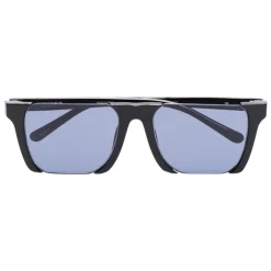 Marcelo Burlon - Black Square Linda Farrow Edition Cut-Out Sunglasses - County of Milan - Marcelo Burlon Eyewear - Avvenice