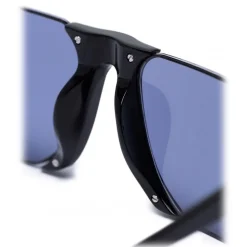 Marcelo Burlon - Black Square Linda Farrow Edition Cut-Out Sunglasses - County of Milan - Marcelo Burlon Eyewear - Avvenice