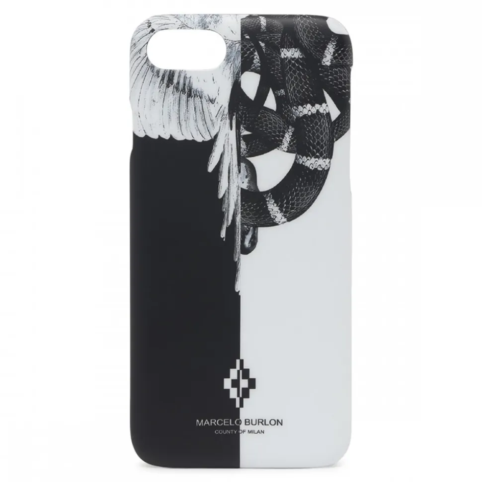 Marcelo Burlon - Cover Snakes Wings - iPhone 8 / 7 - Apple - County of Milan - Printed Case - Avvenice