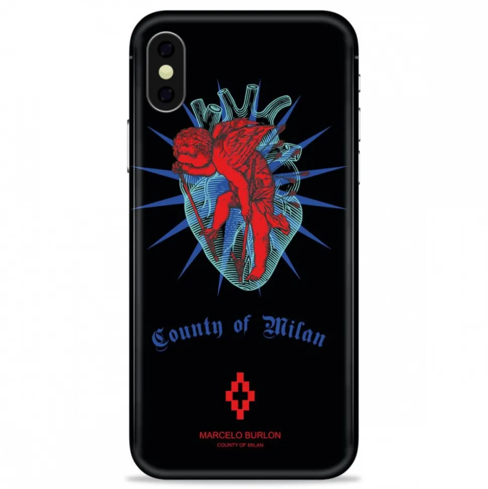 Marcelo Burlon - Cupido Cover - iPhone X - Apple - County of Milan - Printed Case - Avvenice