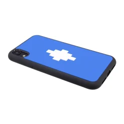 Marcelo Burlon - 3D Cross Blue Cover - iPhone XR - Apple - County of Milan - Printed Case - Avvenice