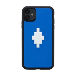 Marcelo Burlon - 3D Cross Blue Cover - iPhone 11 - Apple - County of Milan - Printed Case - Avvenice