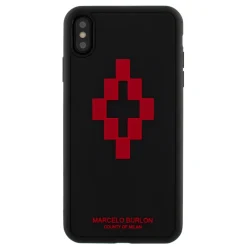 Marcelo Burlon - 3D Cross Red Cover - iPhone 11 Pro Max - Apple - County of Milan - Printed Case - Avvenice