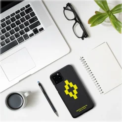 Marcelo Burlon - 3D Cross Yellow Cover - iPhone 11 Pro - Apple - County of Milan - Printed Case - Avvenice