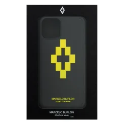 Marcelo Burlon - 3D Cross Yellow Cover - iPhone 11 - Apple - County of Milan - Printed Case - Avvenice