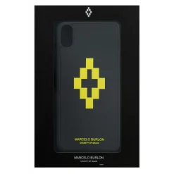 Marcelo Burlon - 3D Cross Yellow Cover - iPhone X / XS - Apple - County of Milan - Printed Case - Avvenice