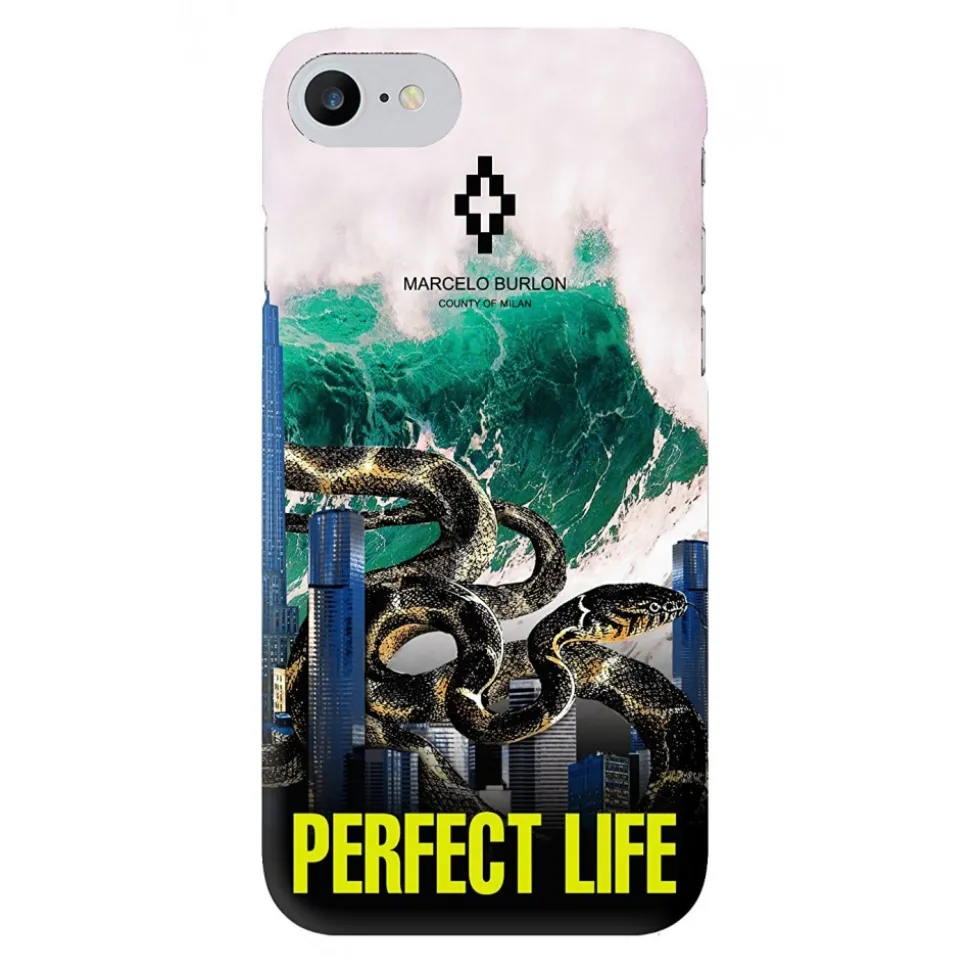 Marcelo Burlon - Elue Cover - iPhone 8 Plus / 7 Plus - Apple - County of Milan - Printed Case - Avvenice