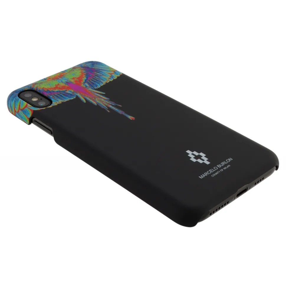 Marcelo Burlon - Fluo Wings Cover - iPhone 11 Pro Max - Apple - County of Milan - Printed Case - Avvenice