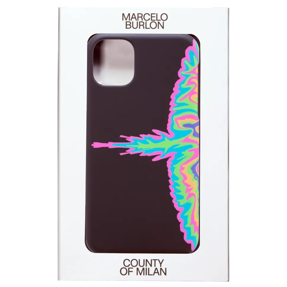 Marcelo Burlon - Psychedelic Cover - iPhone 11 - Apple - County of Milan - Printed Case - Avvenice