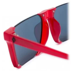 Marcelo Burlon - Red Square Linda Farrow Edition Cut-Out Sunglasses - County of Milan - Marcelo Burlon Eyewear - Avvenice