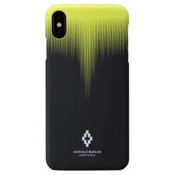 Marcelo Burlon - Sharp Fall Wings Yellow Cover - iPhone XS Max - Apple - County of Milan - Printed Case - Avvenice