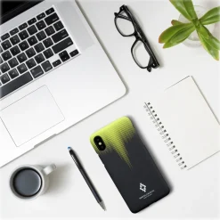 Marcelo Burlon - Sharp Fall Wings Yellow Cover - iPhone XS Max - Apple - County of Milan - Printed Case - Avvenice