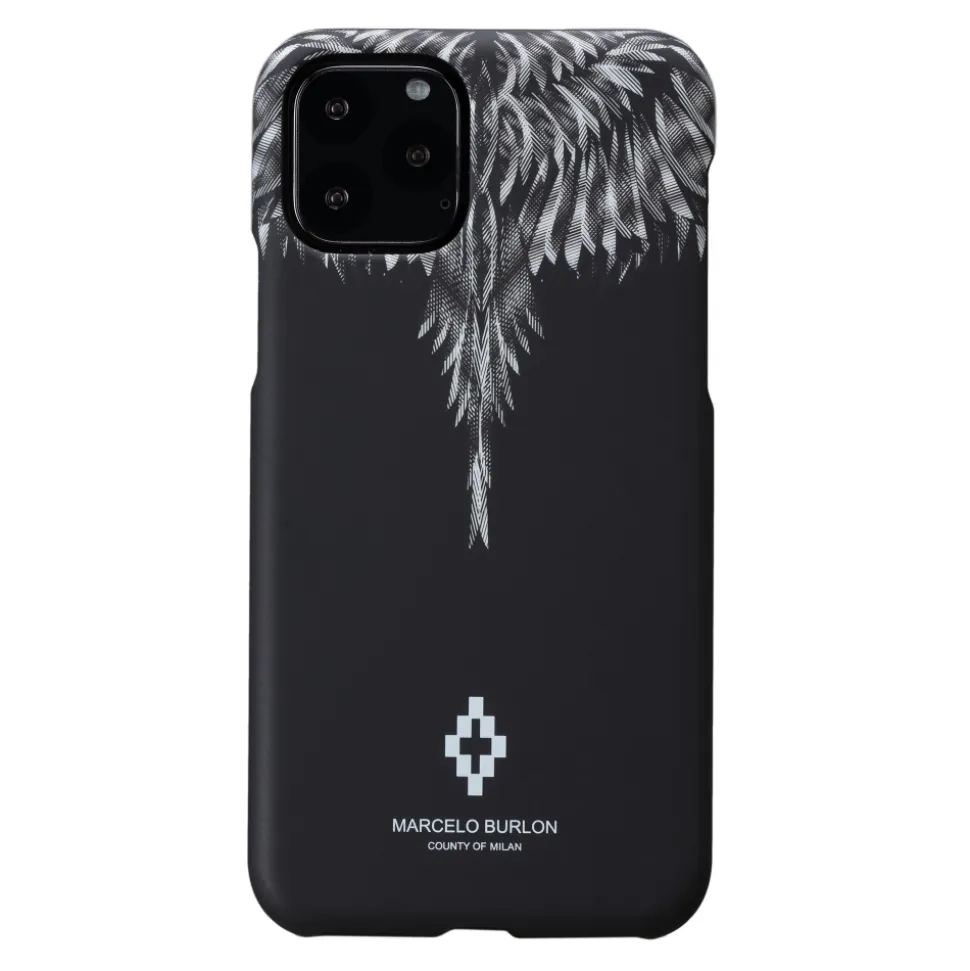 Marcelo Burlon - Sharp K BW Cover - iPhone 11 Pro Max - Apple - County of Milan - Printed Case - Avvenice