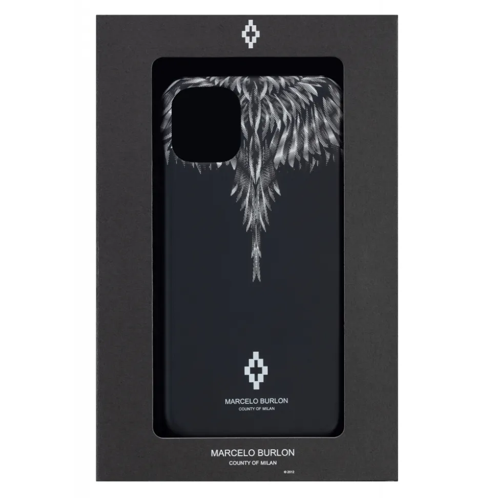 Marcelo Burlon - Sharp K BW Cover - iPhone 11 Pro Max - Apple - County of Milan - Printed Case - Avvenice