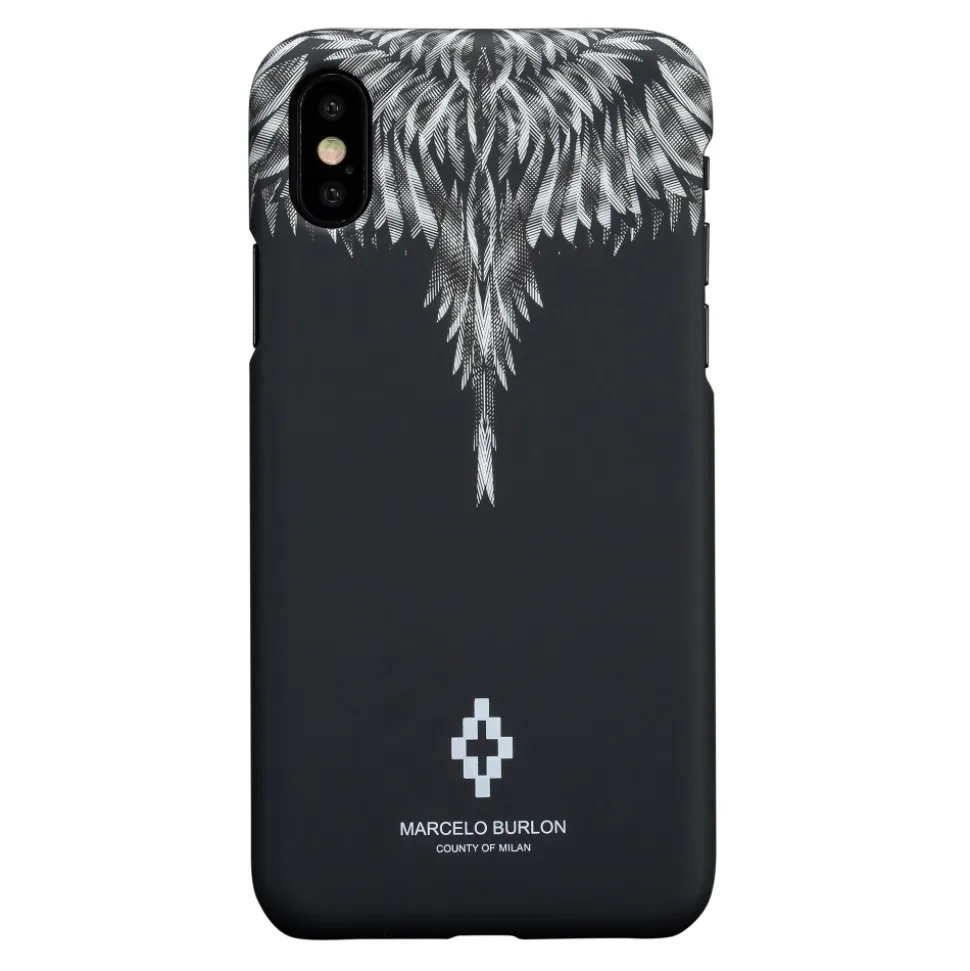 Marcelo Burlon - Sharp K BW Cover - iPhone XS Max - Apple - County of Milan - Printed Case - Avvenice